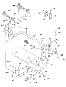 Burner Section parts for Kenmore Range 911.3638812 (9113638812, 911 3638812) from AppliancePartsPros.com