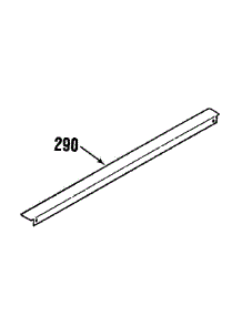 Opt Rear Top Filler 8028790 parts for Kenmore Range 911.3631990 (9113631990, 911 3631990) from AppliancePartsPros.com