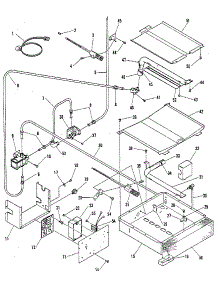 Broiler And Oven Burner Section parts for Kenmore Range 911.3678810 (9113678810, 911 3678810) from AppliancePartsPros.com