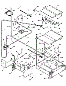 Broiler And Oven Burner Section parts for Kenmore Range 911.3678811 (9113678811, 911 3678811) from AppliancePartsPros.com