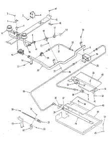 Burner parts for Kenmore Range 911.3528812 (9113528812, 911 3528812) from AppliancePartsPros.com