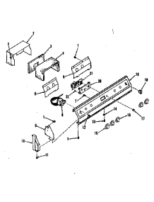 Control Panel parts for Kenmore Range 278.3528810 (2783528810, 278 3528810) from AppliancePartsPros.com