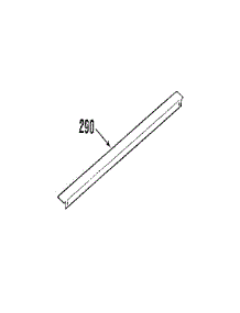 Optional Rear Maintop Filler 8028890 parts for Kenmore Range 911.3678893 (9113678893, 911 3678893) from AppliancePartsPros.com