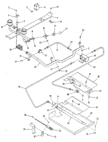 Burner parts for Kenmore Range 911.3548813 (9113548813, 911 3548813) from AppliancePartsPros.com