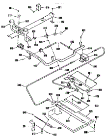 Burner Section parts for Kenmore Range 911.3542090 (9113542090, 911 3542090) from AppliancePartsPros.com