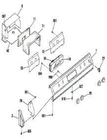 Control parts for Kenmore Range 911.3542090 (9113542090, 911 3542090) from AppliancePartsPros.com