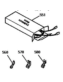 Wire Harnesses And Components parts for Kenmore Range 911.3524190 (9113524190, 911 3524190) from AppliancePartsPros.com