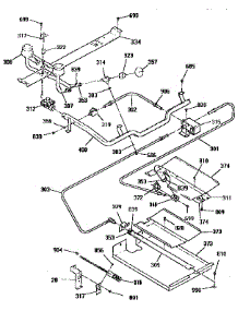 Burner Section parts for Kenmore Range 911.3524190 (9113524190, 911 3524190) from AppliancePartsPros.com
