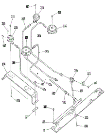 Top Burner Section parts for Kenmore Range 911.3678853 (9113678853, 911 3678853) from AppliancePartsPros.com