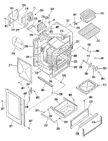 Oven Body Section parts for Kenmore Range 911.3678812 (9113678812, 911 3678812) from AppliancePartsPros.com