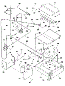 Broiler And Oven Burner Section parts for Kenmore Range 911.3678812 (9113678812, 911 3678812) from AppliancePartsPros.com
