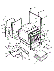 Body parts for Kenmore Range 119.9018811 (1199018811, 119 9018811) from AppliancePartsPros.com