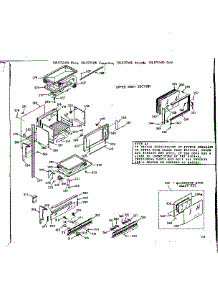 Upper Body Section parts for Kenmore Range 103.9757420 (1039757420, 103 9757420) from AppliancePartsPros.com