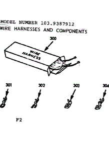 Wire Harness And Components parts for Kenmore Range 103.9387912 (1039387912, 103 9387912) from AppliancePartsPros.com