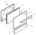 Oven Door & Snap-On Panel