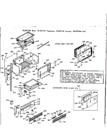 Upper Body Section parts for Kenmore Range 103.9877440 (1039877440, 103 9877440) from AppliancePartsPros.com