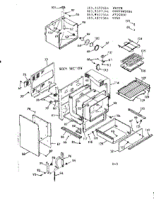 Body Section parts for Kenmore Range 103.9377324 (1039377324, 103 9377324) from AppliancePartsPros.com