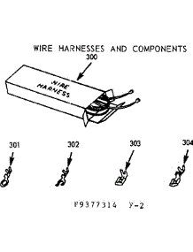 Wire Harnesses And Components parts for Kenmore Range 103.9377364 (1039377364, 103 9377364) from AppliancePartsPros.com