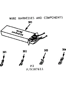 Wire Harnesses And Components parts for Kenmore Range 103.9387611 (1039387611, 103 9387611) from AppliancePartsPros.com