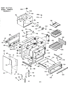 Body Section parts for Kenmore Range 103.9387611 (1039387611, 103 9387611) from AppliancePartsPros.com
