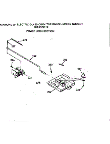 Power Lock Section parts for Kenmore Range 103.9378110 (1039378110, 103 9378110) from AppliancePartsPros.com
