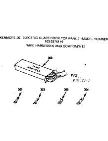 Wire Harnesses And Components parts for Kenmore Range 103.9378110 (1039378110, 103 9378110) from AppliancePartsPros.com