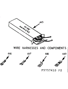 Wire Harnesses & Components parts for Kenmore Range 103.9757440 (1039757440, 103 9757440) from AppliancePartsPros.com