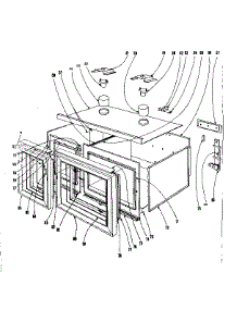 Oven Structure parts for Kenmore Range 101.906620 (101906620, 101 906620) from AppliancePartsPros.com