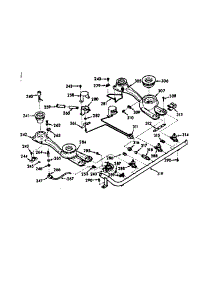 Burner Section parts for Kenmore Range 103.8357220 (1038357220, 103 8357220) from AppliancePartsPros.com