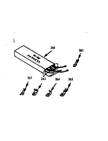 Wire Harness & Components parts for Kenmore Range 103.8357240 (1038357240, 103 8357240) from AppliancePartsPros.com