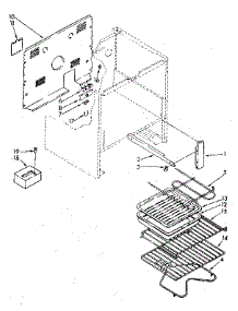 Oven parts for Kenmore Range 995.41 / 1988 (99541 / 1988, 995 41 / 1988) from AppliancePartsPros.com