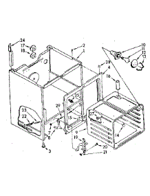 Oven parts for Kenmore Range 995.38 / 1988 (99538 / 1988, 995 38 / 1988) from AppliancePartsPros.com
