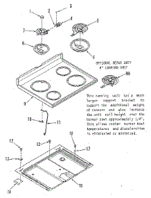 Main Top Section parts for Kenmore Range 911.9359180 (9119359180, 911 9359180) from AppliancePartsPros.com