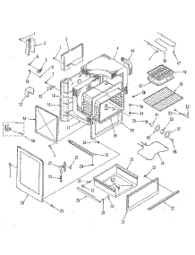 Body Section parts for Kenmore Range 911.9359180 (9119359180, 911 9359180) from AppliancePartsPros.com