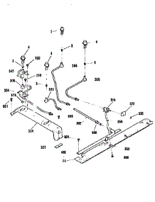 Top Burner Section parts for Kenmore Range 911.36659590 (91136659590, 911 36659590) from AppliancePartsPros.com