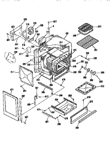Body Section parts for Kenmore Range 911.36659590 (91136659590, 911 36659590) from AppliancePartsPros.com