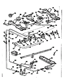 Burner Section parts for Kenmore Range 103.7786640 (1037786640, 103 7786640) from AppliancePartsPros.com