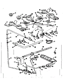 Burner Section parts for Kenmore Range 103.7426602 (1037426602, 103 7426602) from AppliancePartsPros.com