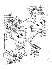 Burner Section parts for Kenmore Range 103.7646740 (1037646740, 103 7646740) from AppliancePartsPros.com