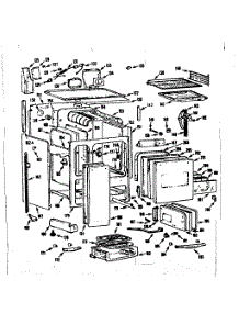 Body Section parts for Kenmore Range 103.7646740 (1037646740, 103 7646740) from AppliancePartsPros.com