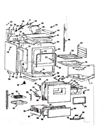 Body Section parts for Kenmore Range 103.7466652 (1037466652, 103 7466652) from AppliancePartsPros.com