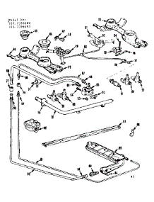 Burner Section parts for Kenmore Range 103.7316600 (1037316600, 103 7316600) from AppliancePartsPros.com