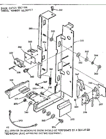 Door Catch Section parts for Kenmore Range 103.7897811 (1037897811, 103 7897811) from AppliancePartsPros.com