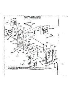 Control Panel Section parts for Kenmore Range 103.7907911 (1037907911, 103 7907911) from AppliancePartsPros.com