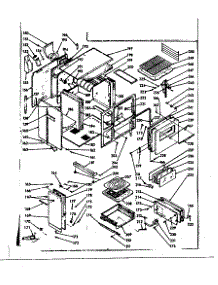 Body Section parts for Kenmore Range 103.7666700 (1037666700, 103 7666700) from AppliancePartsPros.com