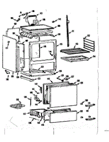 Body Section parts for Kenmore Range 103.7316602 (1037316602, 103 7316602) from AppliancePartsPros.com