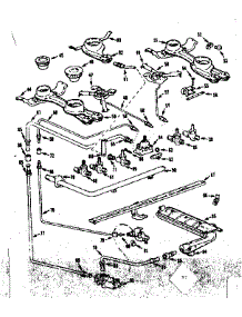 Burner Section parts for Kenmore Range 103.7366642 (1037366642, 103 7366642) from AppliancePartsPros.com