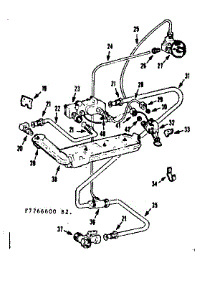 Eye Level Oven Burner parts for Kenmore Range 103.7766645 (1037766645, 103 7766645) from AppliancePartsPros.com