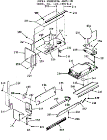 Upper Oven Pedestal Section parts for Kenmore Range 103.7907910 (1037907910, 103 7907910) from AppliancePartsPros.com