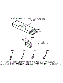 Wire Harnesses And Components parts for Kenmore Range 103.7907910 (1037907910, 103 7907910) from AppliancePartsPros.com